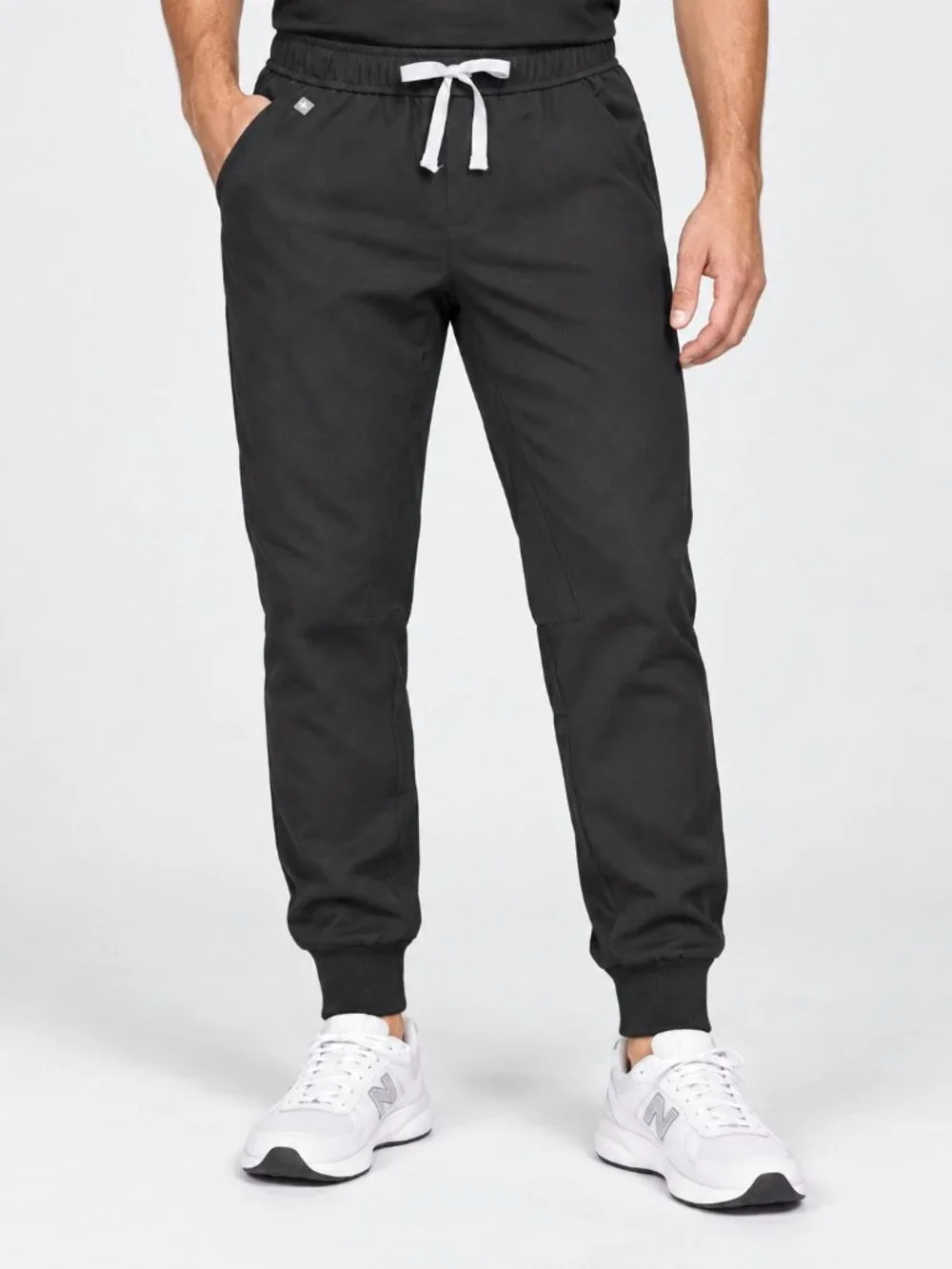 FIGS Tansen Black Technical Scrub Jogger Pants